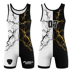 Combinaisons de lutte personnalisées pour femmes en gros, 100 % polyester, unies, séchage rapide, respirantes, extensibles, équipement de lutte - Product Image 1