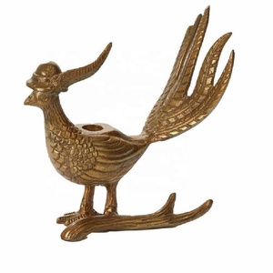 Nouveauté : Ensemble de 2 porte-bougies en forme de tortue dorée, bougeoirs décoratifs en métal pour bougies chauffe-plat - Product Image 5