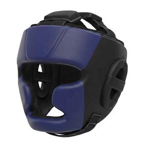Five B Custom Boxing Head Guard High Quality Modular Protective Headgear <b>Padded</b> Helmet PVC Leather Adjustable Hook Loop Closure - Product Image 1
