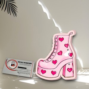Custom Magnetic Pink Heart Shoes Tiles Eyelash Extension Pallet New Heart <b>Square</b> Flower Acrylic Lash Tile Artists Beauty <b>Tool</b> - Product Image 2
