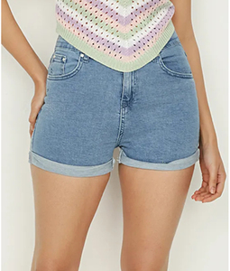Shorts en jean personnalisés pour femmes OEM ODM, shorts en jean en coton de qualité supérieure, fabricant de vêtements de mode en gros, fournisseur de marques privées - Product Image 3