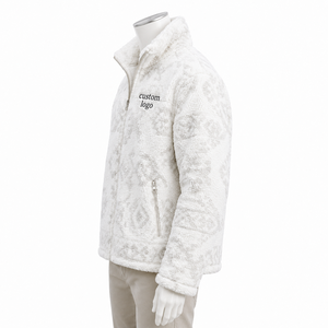 Chaqueta Sherpa para hombre, abrigo de lana cálido y cómodo para uso en exteriores en invierno, chaqueta Sherpa para hombre de lana - Product Image 3