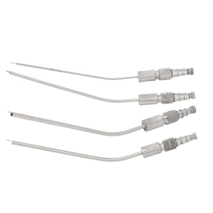 Tubo de Succión Frazier Premium y Cánula Aspiradora de Acero Inoxidable, Instrumentos Quirúrgicos de Precisión Reutilizables para Neurocirugía, ORL y Columna Vertebral - Product Image 1