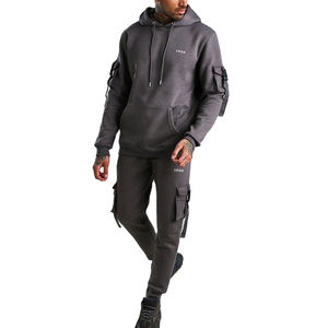 Men's <b>White</b> Grey Orange Color Block Tracksuit Hooded Zip Up Sweat Suit Athletic <b>Jogger</b> Set Sportswear Casual Activewear - Product Image 6