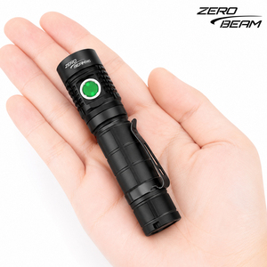 Lampe torche LED de poche ZEROBEAM M5 2100 lumens rechargeable par USB-C, étanche IPX8, résistance aux chocs IK10, avec mode lanterne - Product Image 1