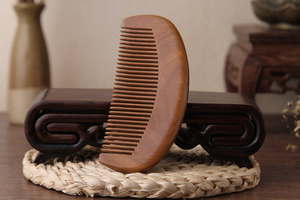 Wholesale Custom Logo Natural Green Sandalwood <b>Wood</b> Hair <b>Combs</b> Natural Crafts - Product Image 5