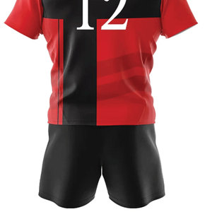 High Quality Printed Rugby Gear Weather Resistant Quick Dry Short Sleeve Rugby Uniforms Custom Team Name for All Seasons For <b>Men</b> - Product Image 4