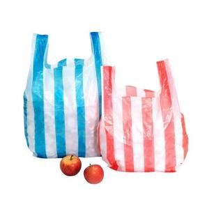 Bolsas de Compras Reutilizables Biodegradables y Reciclables de LDPE/HDPE con Refuerzo Lateral, Bolsas de Supermercado Ecológicas - Product Image 1