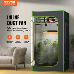 Kit de ventilateur d'évacuation de conduit en ligne de 8 pouces avec contrôle de vitesse variable AC Modèle D0100HPUFAY pour une utilisation à domicile et au bureau - Product Image 2