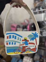 Tas selempang wanita model Bohemian India, tas kurir wanita, buatan tangan, kapasitas besar, gaya Bohemian India, tas belanja malam, kopling belanja dengan manik-manik untuk penggunaan sehari-hari, gaya Boho