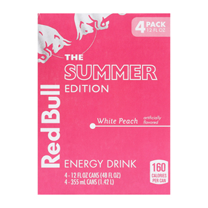 Boisson énergisante R-ed Bull Édition Été 2025 Pêche Blanche 24x 250ml - Product Image 6