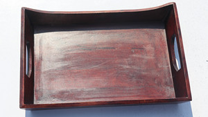 Plateau de service en bois d'acacia artisanal de créateur Plateau de restaurant d'hôtel Vaisselle décorative en bois de qualité pour l'exportation - Product Image 2