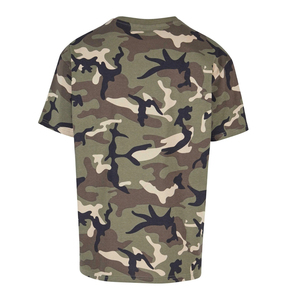 T-shirt unisexe streetwear imprimé camouflage, coupe ample en coton, décontracté, manches courtes, mode été - Product Image 2