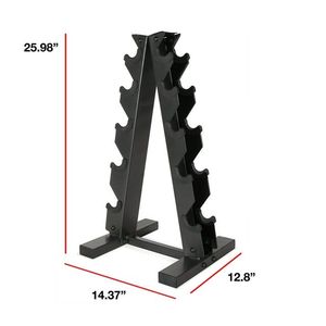 A-Frame porta manubri colore nero negozio 5 paia-per panche e rastrelliere - Product Image 3