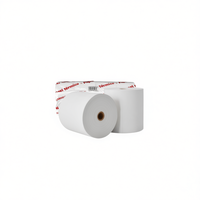 Rouleau de papier thermique blanc monocouche 80x80mm pour caisse enregistreuse, modèle Espagne 407181