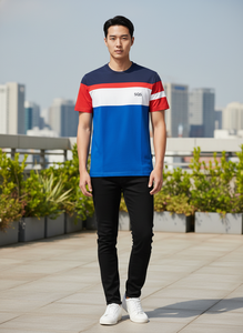 High Quality Screen Print <b>Tshirts</b> 100% Cotton Drop Shoulder Basic <b>Tshirts</b> Customized Embroidery Logo Tees for Men - Product Image 2