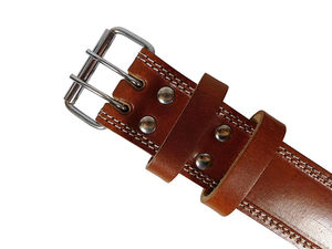 Cinturón de Levantamiento de Pesas Ajustable Antideslizante de Cuero Vacuno Personalizado de 4 Pulgadas con Soporte Lumbar para Desarrollo Muscular Unisex OEM - Product Image 2