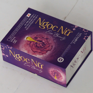 กล่องของขวัญไฮเอนด์แบบพกพาใช้ซ้ำได้แข็งมันวาวทนทานใช้ซ้ำได้สำหรับเครื่องสำอางครีมบำรุงผิวเคลือบผิวอย่างหรูหรา - Product Image 2