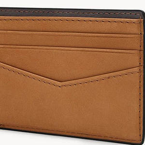 Cartera Bifold de Cuero Negro para Hombre, Tarjetero Delgado, Estuche para Pasaporte de Viaje - Product Image 5