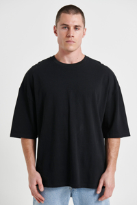 T-shirt Homme Oversize à Épaules Tombantes, Coupe Boxy, Design Uni, Vente en Gros, Fournisseur Fabricant - Product Image 6
