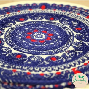 Handcrafted Natural Jute <b>Small</b> Placemat | Eco-Friendly Round Table <b>Mat</b> for Dining & Kitchen Made In Bangladesh - Product Image 2