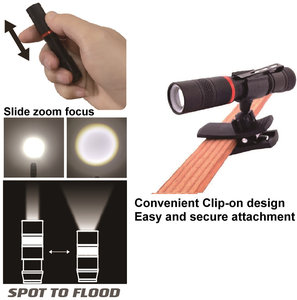Linterna Power-Drive de 135LM con clip metálico + soporte e imán. - Product Image 3