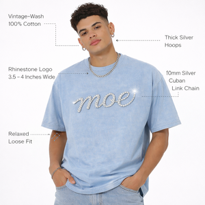 Camiseta Retro OEM 100% Algodón Grueso para Hombre, Talla Grande, Impresión DTG, Logotipo, Camiseta Vintage Lavada, Personalizada con Pedrería - Product Image 1