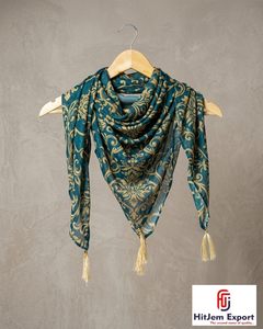 Luxury Silk <b>Scarf</b> Custom Printed Womens Lightweight <b>Square</b> Headscarf Fashion Fabric OEM Manufacturer Wholesale Supplier - Product Image 6