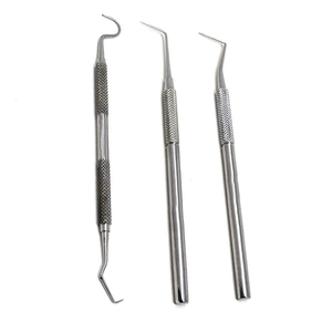 Sonda de Diagnóstico Dental Manual Reutilizable de Alta Calidad, Doble Extremo, Acero Inoxidable de Grado Médico, Certificación CE ISO - Product Image 3