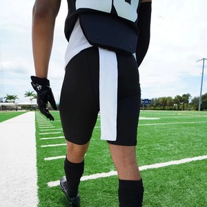 Serviette de sport personnalisée blanche 100 % coton, douce et absorbante, pour la gym, la transpiration, extensible dans les quatre sens, pour l'entraînement des équipes de football américain - Product Image 4