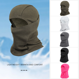 Masque de ski en polaire thermique avec logo personnalisé, balaclava, masque facial imprimé camouflage pour les sports de plein air, le ski, le vélo, la moto - Product Image 3