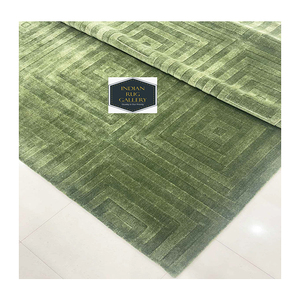 Handmade Nylon Polypropylene Resistant Rug Very Durable Soft High Low Material Colorful Stain Geometric Cut Carpet Rugs Mat - Product Image 3