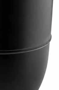 Fournisseur en gros direct usine – Urne funéraire élégante en métal noir, taille adulte, pour cendres humaines, conteneur commémoratif personnalisé - Product Image 3