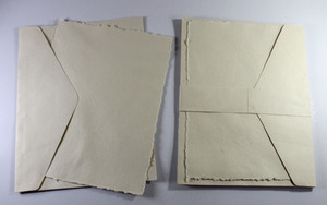 Juego de Papelería Personalizable, Papel Reciclado Hecho a Mano con Borde Decorativo de 250 g/m², 24.5x31.5 cm - Product Image 3