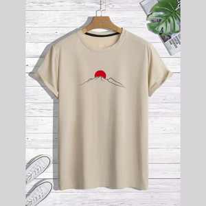 T-shirt personnalisé pour homme grande taille, 100% coton éponge 180 GSM, manches courtes, design uni, col renforcé, séchage rapide, respirant - Product Image 2