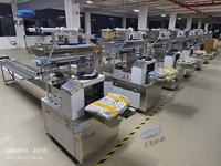 Équipement d'emballage automatique d'oreiller de machine à emballer d'écoulement de biscuits