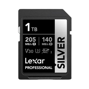 Lexar ชุดการ์ด SD XC แบบมืออาชีพ LSDSILV128G สีเงินทำจากพลาสติกทนทาน - Product Image 1
