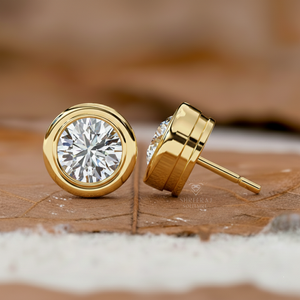 Pendientes de Diamantes Cultivados en Laboratorio con Certificación IGI VVS, Personalizados en Oro de 14K y 18K, Plata 925, Joyería de Diamantes Creados en Laboratorio para Hombres y Mujeres - Product Image 1