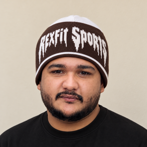 Casquette en tricot 100% acrylique de qualité supérieure Rexfit Sports, unisexe, pour adulte, bonnet d'hiver respirant, imperméable, design personnalisé, logo graphique - Product Image 1