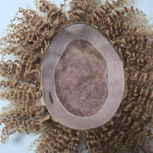 Prótesis Capilar de Cabello Humano Remy Indio con Rizos Kinky para Hombre, Base Mono - TAZ HAIR BANGLADESH - Product Image 3