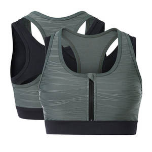 Sujetador Deportivo de Encaje Ligero, Transpirable, Ecológico, de Talla Grande, con Logotipo Frontal Sublimado Personalizado de Alta Calidad y Soporte Medio - Product Image 3