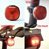 Ensemble de feux de vélo rechargeables USB-C 300 lumens, combo phare et feu arrière LED avec étui de chargement compact