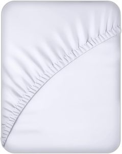 Parure de draps en coton blanc 600TC, style minimaliste, draps-housses, draps plats, taies d'oreiller, usage domestique, tissu tissé plié, lavage en machine - Product Image 5