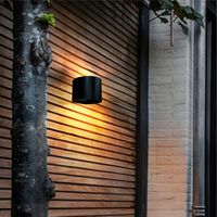 Applique murale LED cylindrique magnétique en aluminium, étanche IP44, pour extérieur, avec capteur PIR, blanc chaud 3500K, Ra60 CRI, pour jardin
