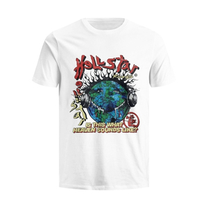T-shirt unisexe à imprimé graphique abstrait, T-shirt ample pour homme, style streetwear américain, col rond, effet vieilli vintage - Product Image 6
