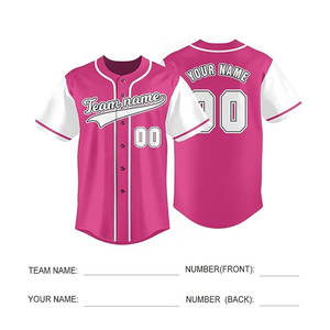 Maillot de baseball léger en tissu mesh respirant, grande taille, personnalisable, style rétro à rayures fines, élégant - Product Image 5