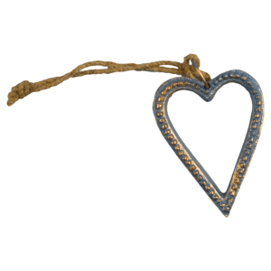 Hanging Heart Plated Finishing Design Metal Home Decor Best for <b>Christmas</b> <b>Tree</b> Decor Hanging Garland - Product Image 4