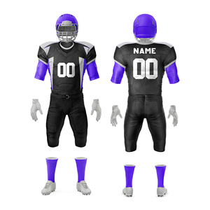 Uniforme de Fútbol Americano Personalizable, Transpirable, de Alta Calidad y Bajo Precio, Hecho de 100% Poliéster - Product Image 5
