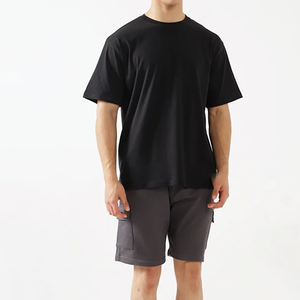 เสื้อยืดโอเวอร์ไซส์สไตล์ล่าสุด ผ้าฝ้าย 100% ลายตัวอักษร คุณภาพสูง ป้องกันการเป็นขุย บริการ OEM ผู้ผลิตชั้นนำ เสื้อยืดผู้ชาย - Product Image 6