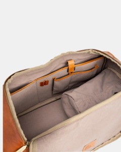 Sac de voyage de luxe en cuir véritable avec compartiment à chaussures zippé, sac de week-end vintage pour homme, grande capacité, sac de sport, bagage à main - Product Image 3